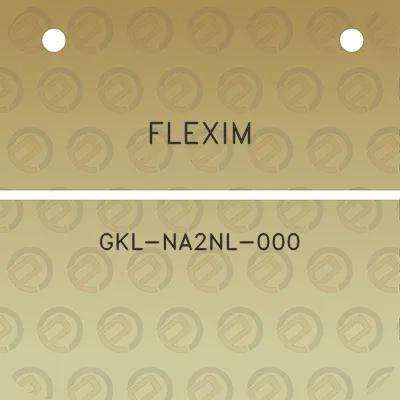 flexim-gkl-na2nl-000