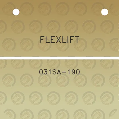 flexlift-031sa-190