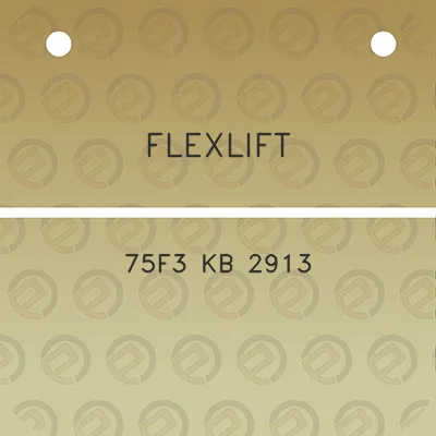 flexlift-75f3-kb-2913