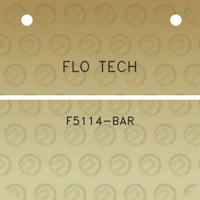 flo-tech-f5114-bar