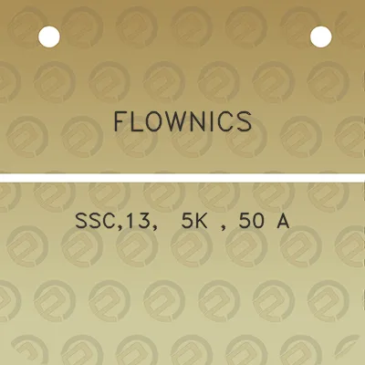 flownics-ssc13-5k-50-a