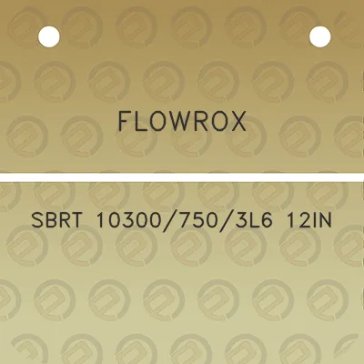 flowrox-sbrt-103007503l6-12in