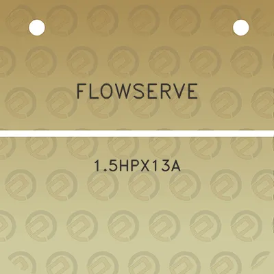 flowserve-15hpx13a