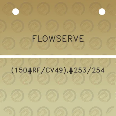 flowserve-150rfcv49253254