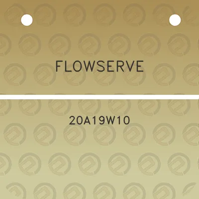 flowserve-20a19w10