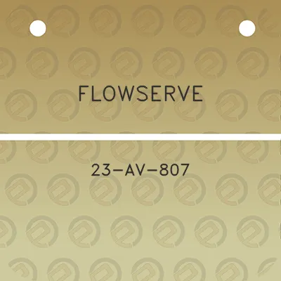 flowserve-23-av-807