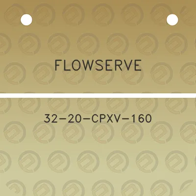 flowserve-32-20-cpxv-160