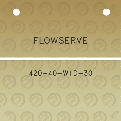 flowserve-420-40-w1d-30