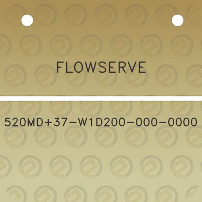 flowserve-520md37-w1d200-000-0000