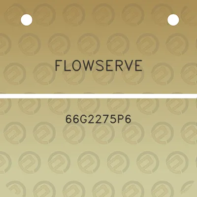 flowserve-66g2275p6