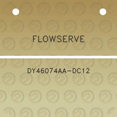 flowserve-dy46074aa-dc12