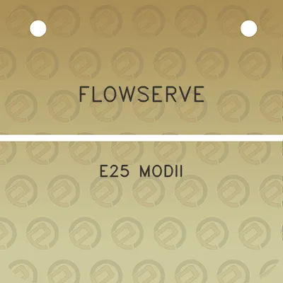 flowserve-e25-modii