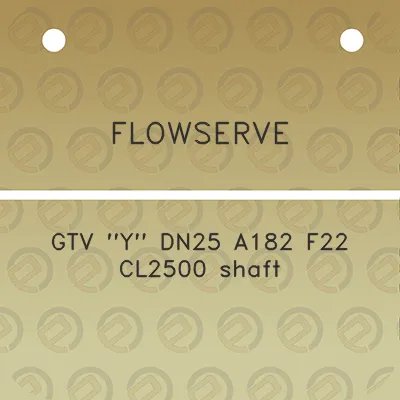 flowserve-gtv-y-dn25-a182-f22-cl2500-shaft