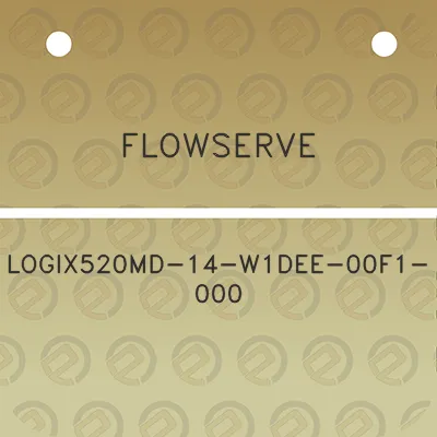 flowserve-logix520md-14-w1dee-00f1-000