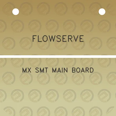 flowserve-mx-smt-main-board