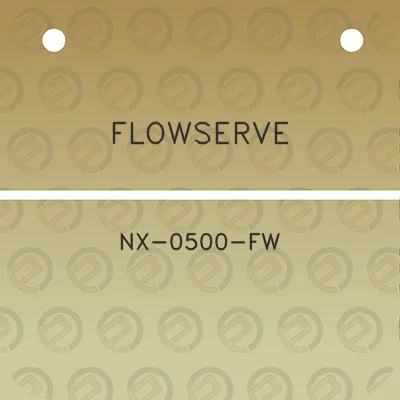 flowserve-nx-0500-fw