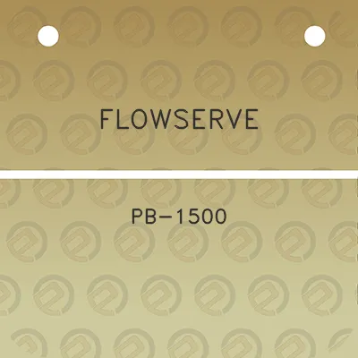 flowserve-pb-1500