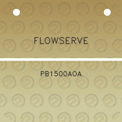 flowserve-pb1500aoa