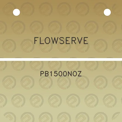 flowserve-pb1500noz