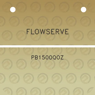 flowserve-pb1500qoz