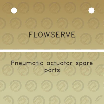 flowserve-pneumatic-actuator-spare-parts