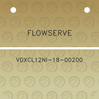 flowserve-vdxcl12ni-18-00200