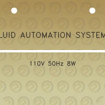 fluid-automation-systems-110v-50hz-8w