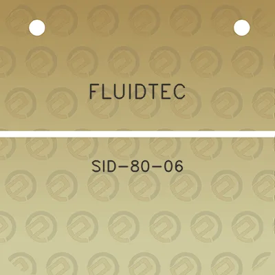 fluidtec-sid-80-06