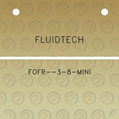 fluidtech-fofr-3-8-mini