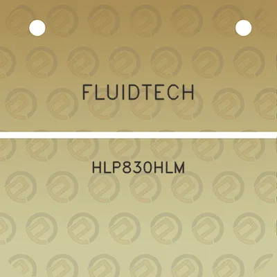 fluidtech-hlp830hlm