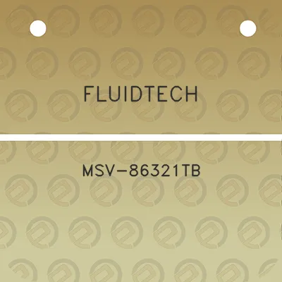 fluidtech-msv-86321tb