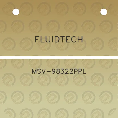 fluidtech-msv-98322ppl