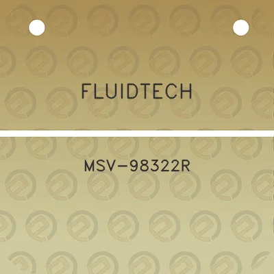 fluidtech-msv-98322r