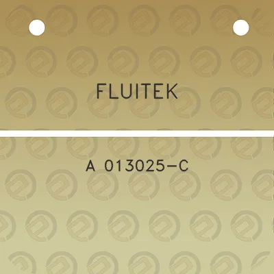 fluitek-a-013025-c