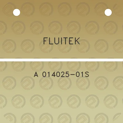 fluitek-a-014025-01s