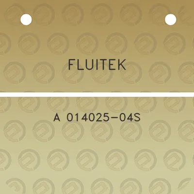 fluitek-a-014025-04s