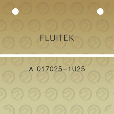 fluitek-a-017025-1u25