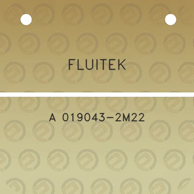 fluitek-a-019043-2m22