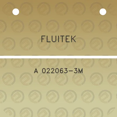 fluitek-a-022063-3m