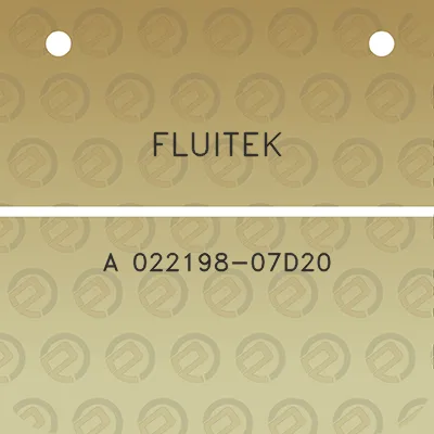 fluitek-a-022198-07d20