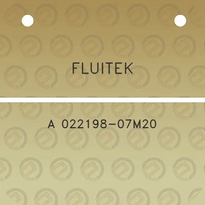 fluitek-a-022198-07m20