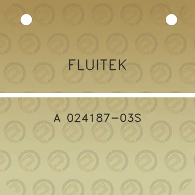 fluitek-a-024187-03s