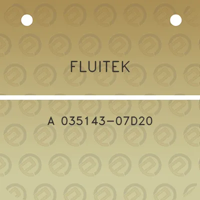 fluitek-a-035143-07d20