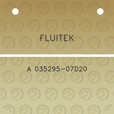 fluitek-a-035295-07d20