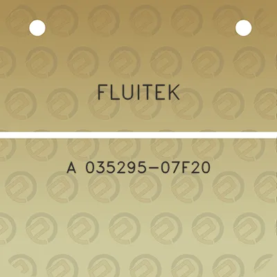 fluitek-a-035295-07f20