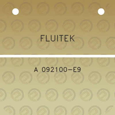 fluitek-a-092100-e9