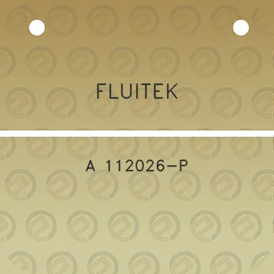 fluitek-a-112026-p