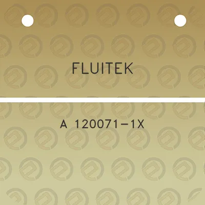 fluitek-a-120071-1x