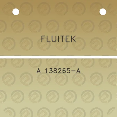 fluitek-a-138265-a