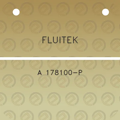 fluitek-a-178100-p